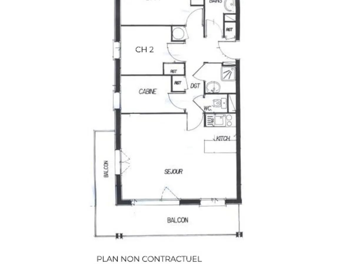 Appartement 8-10 Pers, Balcons, Proche Commerces, Pied Des Pistes - Reberty 1850, Les Menuires - Fr-1-452-92 Saint-Martin-de-Belleville Apartmán